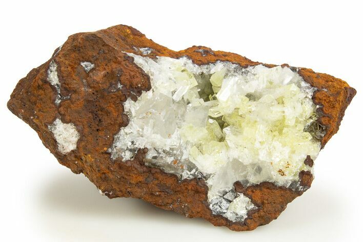 Sparkling Adamite Crystals on Matrix - Ojuela Mine, Mexico #327099